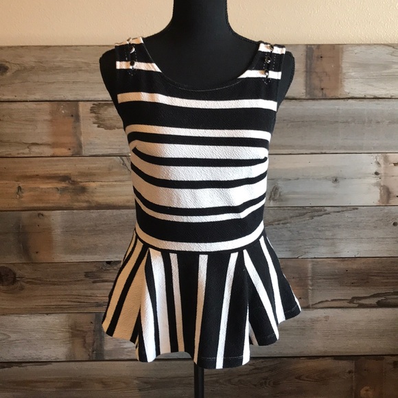Anthro Postmark Antonia Striped Sleeveless Top - Picture 2 of 9